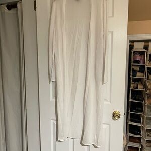 Express White Textured Knit Top